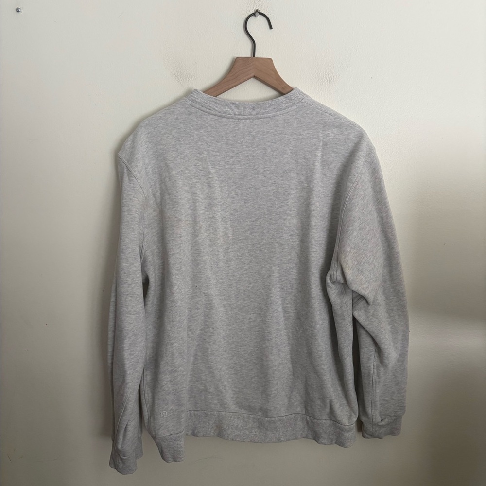 Lululemon Pullover Crew Neck Gray Sweatshirt Grap… - image 4